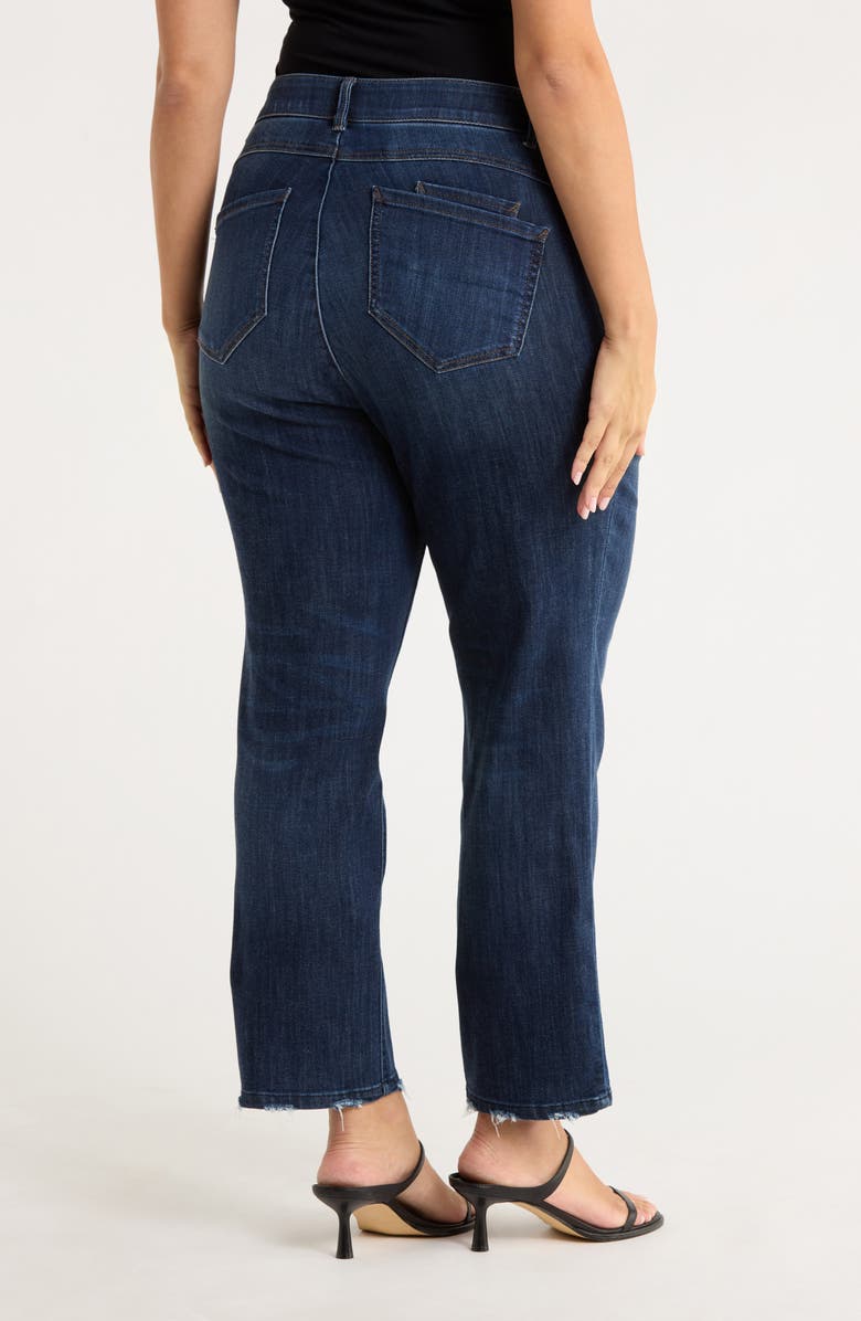 Democracy Distressed Straight Leg Jeans, Alternate, color, Indigo Artisanal