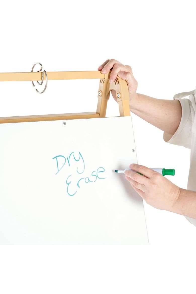 Mobile Teachers Easel, Alternate, color, Beige