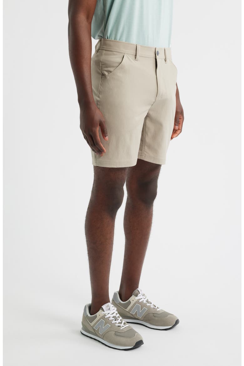 Topogrid Water Repellent Shorts, Alternate, color, VINTAGE KHAKI