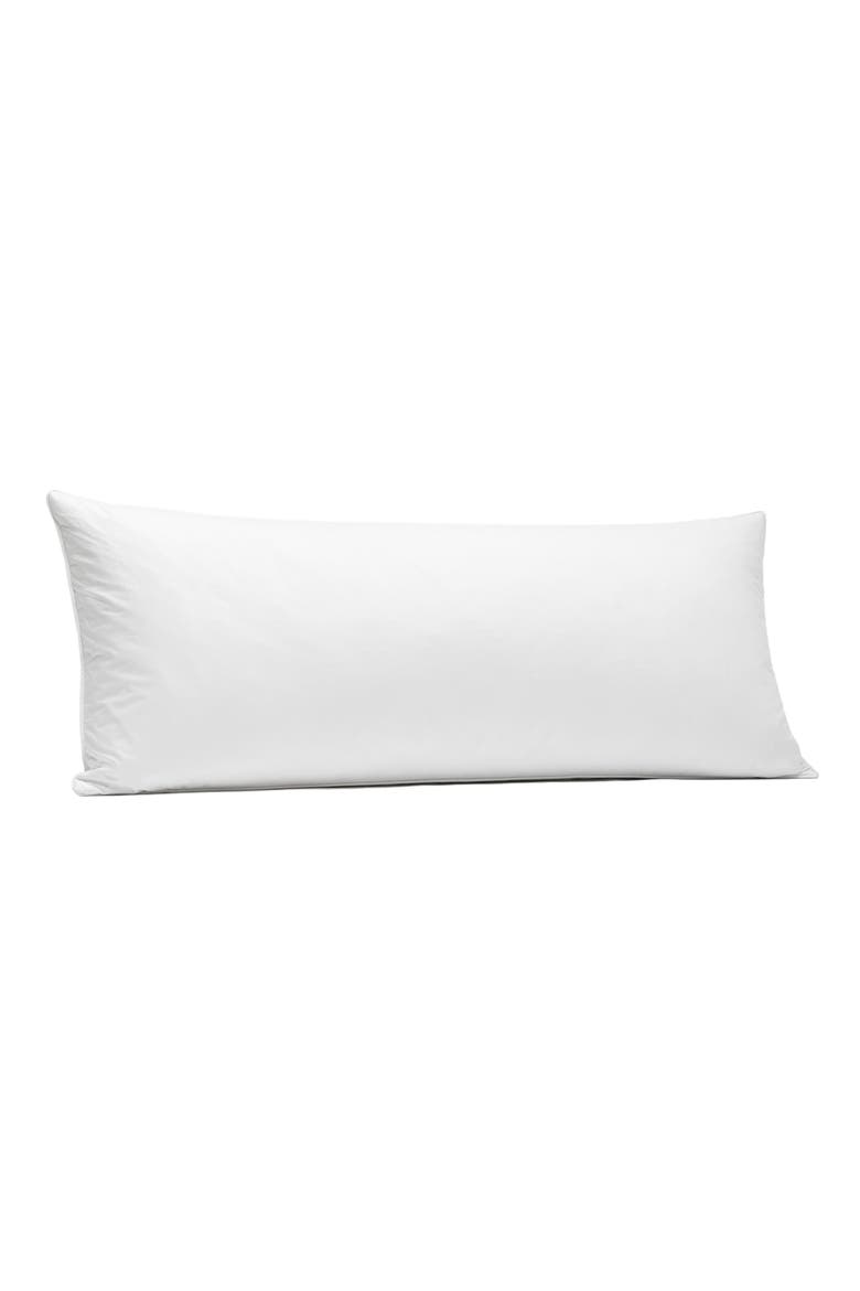 Down Alternative Organic Cotton Accent Pillow, Main, color, WHITE
