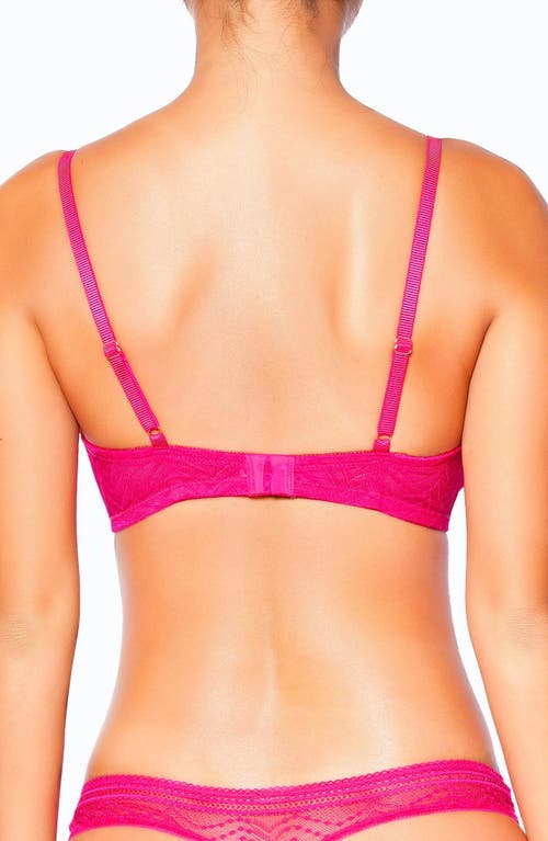Huit Eclantante Lace Underwire Bra In Pink
