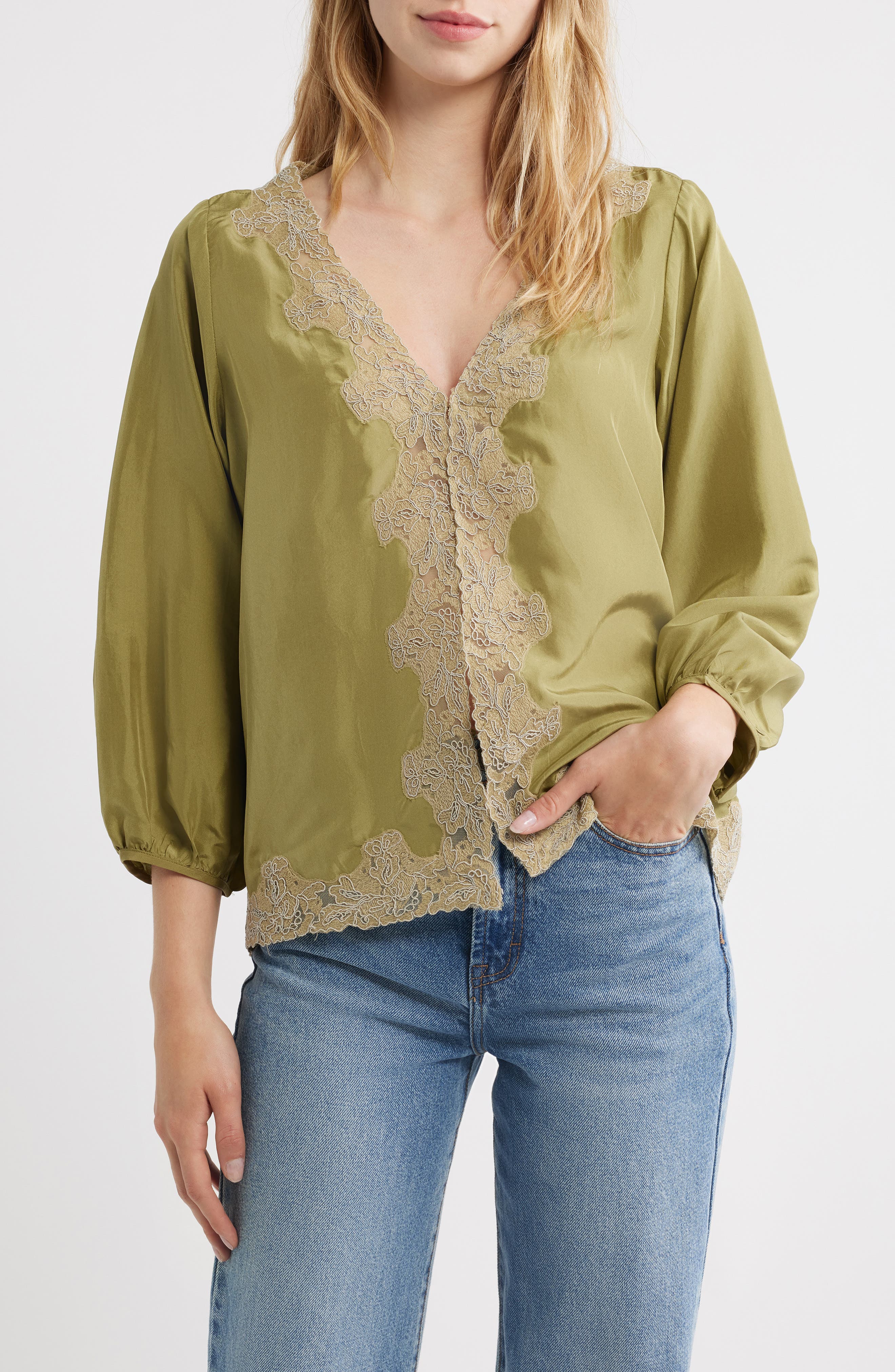 selected LIGHT OLIVE/ CREAM