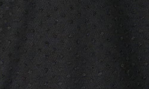 Gibsonlook Clip Dot Puff Sleeve Top