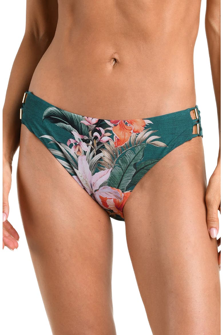 Courtyard Palms Hipster Bikini Bottoms, Main, color, JUNGLE