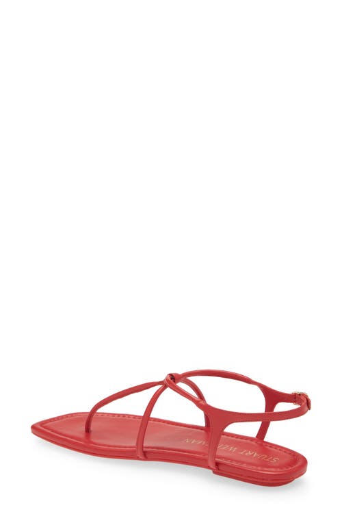 Stuart Weitzman Matilda Sandal In Cherry