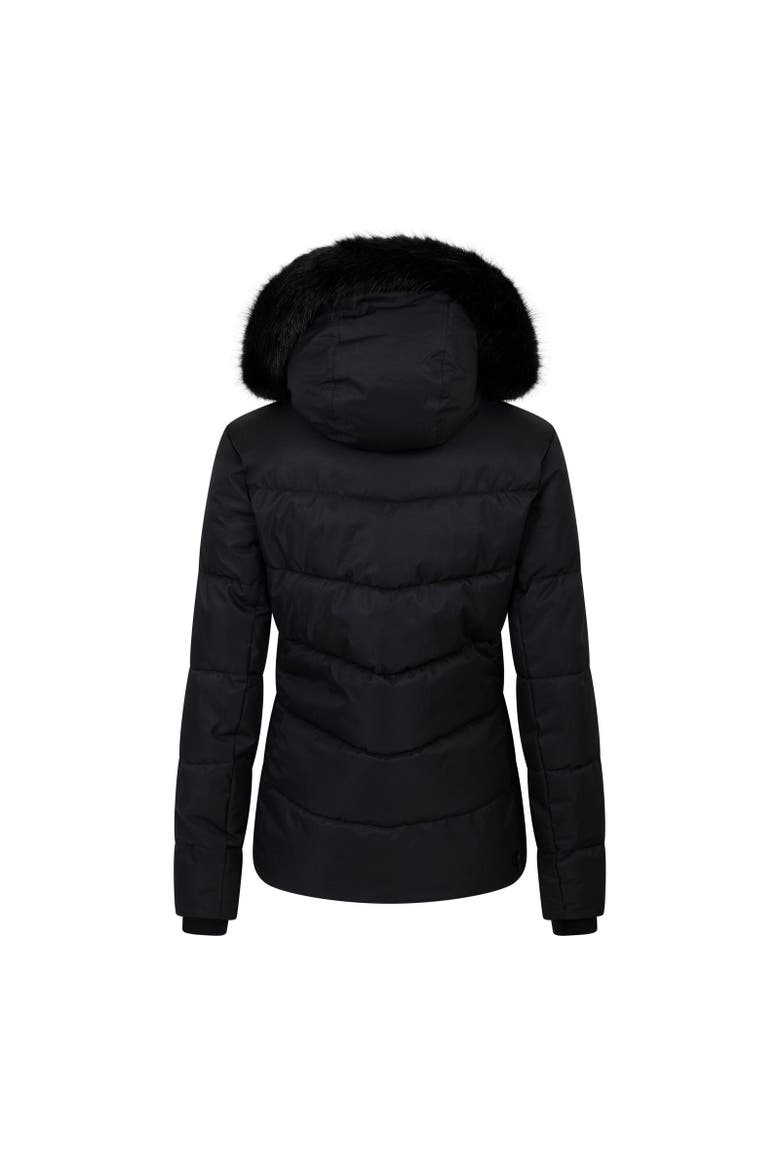 Glamorize V Ski Jacket, Alternate, color, Black
