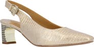 J. Reneé Hadyn Lizard Embossed Slingback Pump