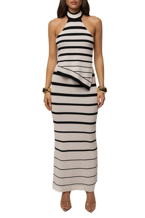 Marina Nights Striped Skirt Set