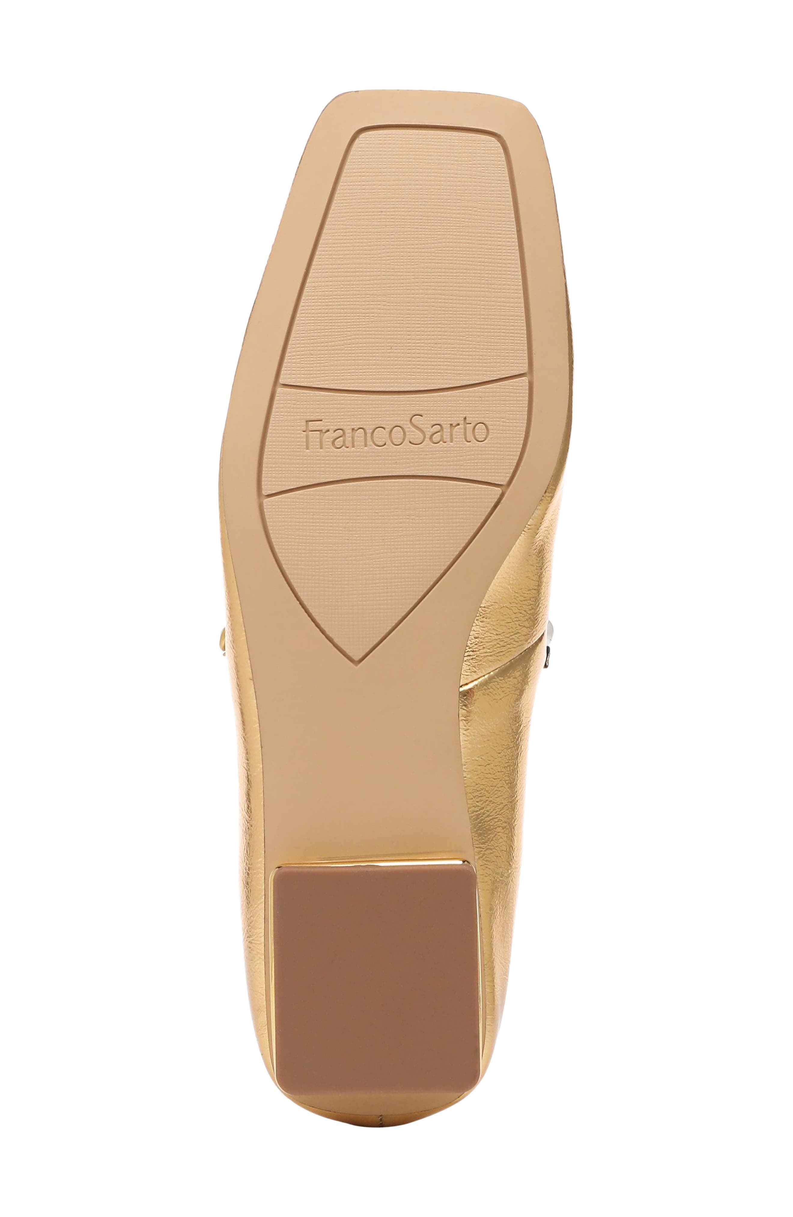 Franco Sarto Tinsley Metallic Flat, Alternate, color, 