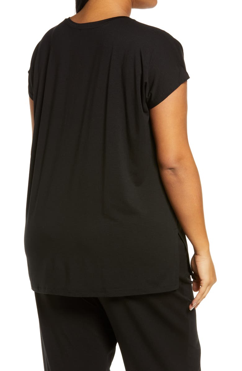 Eileen Fisher Boxy V-Neck Top, Alternate, color, 