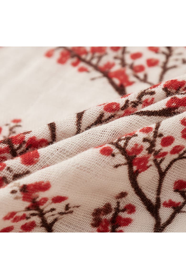 Organic Cotton Crib Sheet, Alternate, color, Winterberry