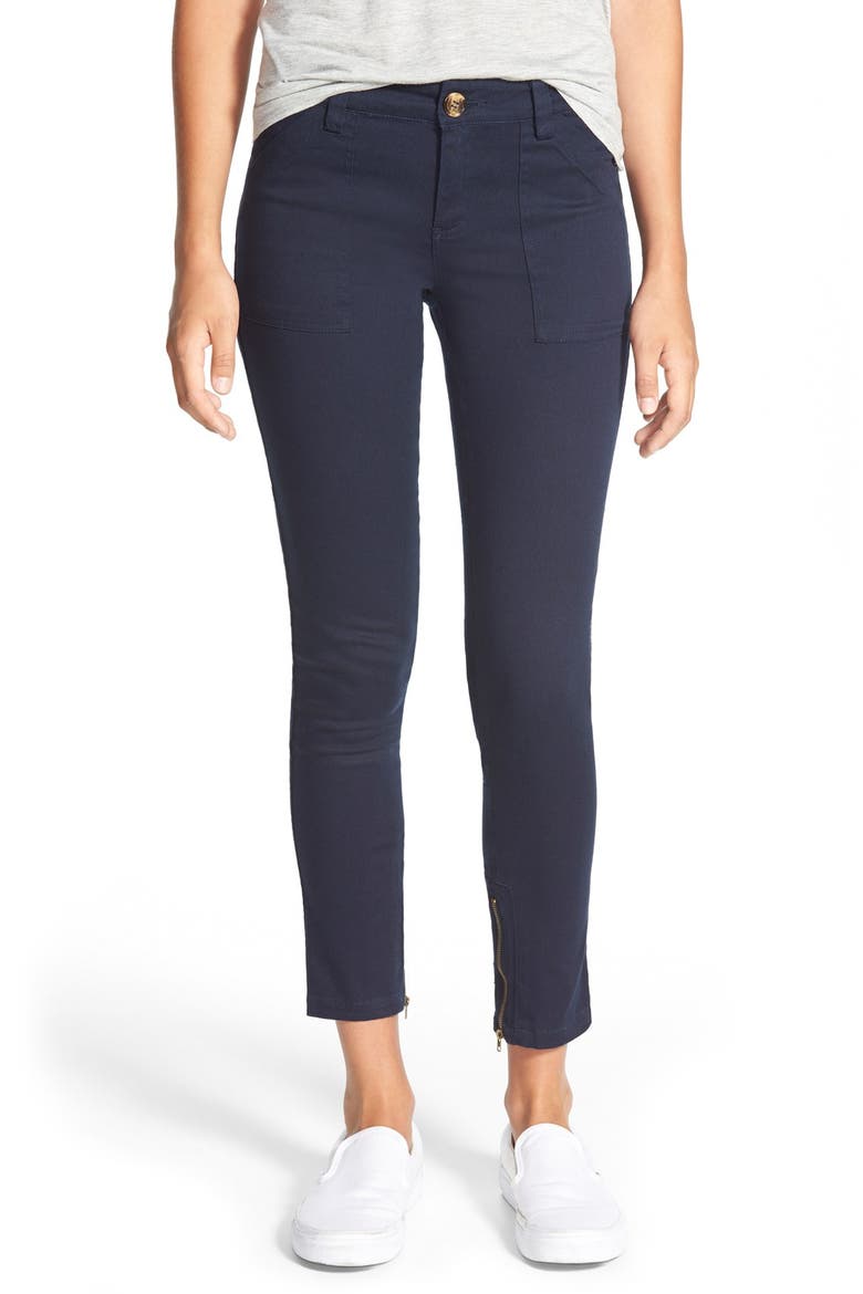 Skinny Utility Pants, Main, color, NAVY