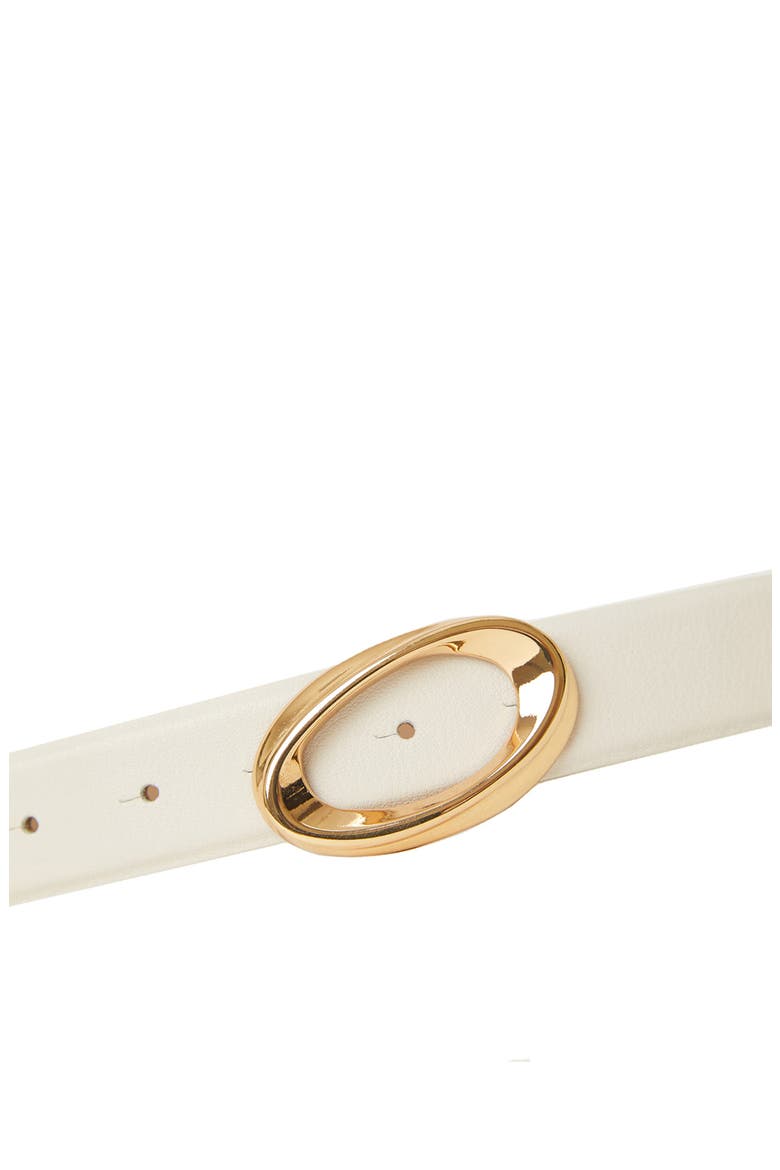 Gracie Leather Belt, Alternate, color, GESSO GOLD