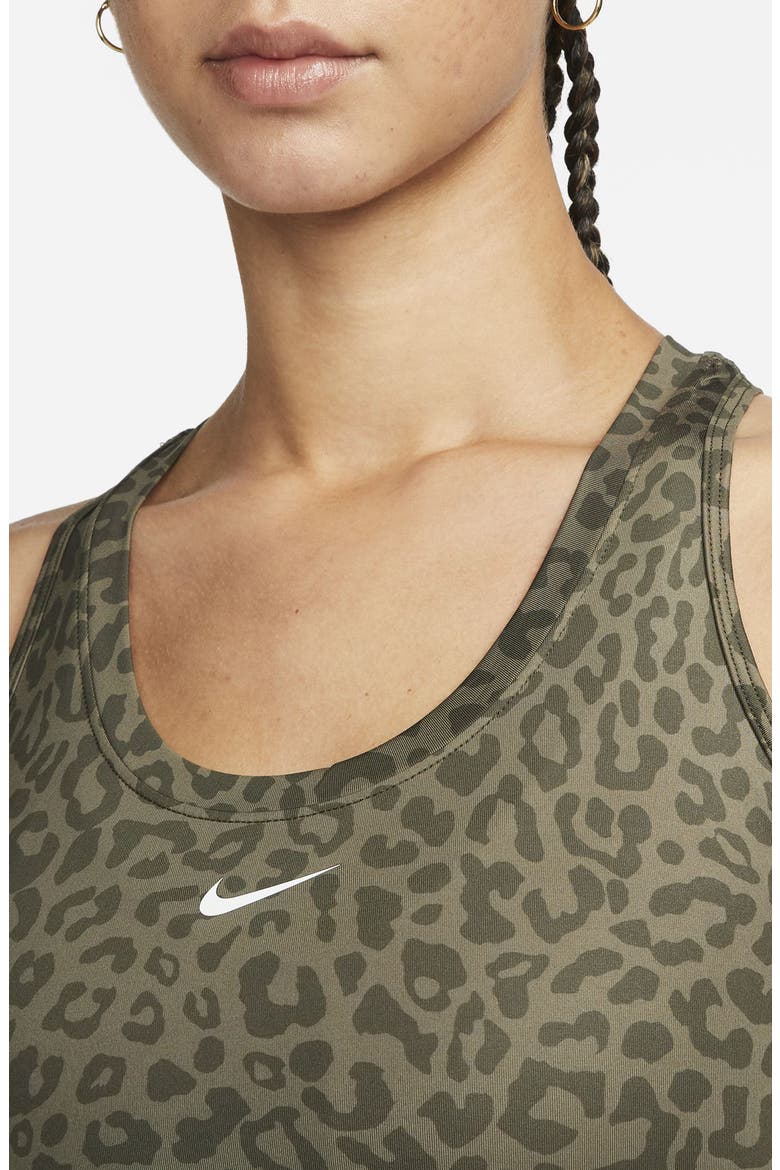 Dri-FIT One Crop Tank, Alternate, color, MEDIUM OLIVE/ WHITE