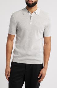 AllSaints Aubrey Ribbed Polo