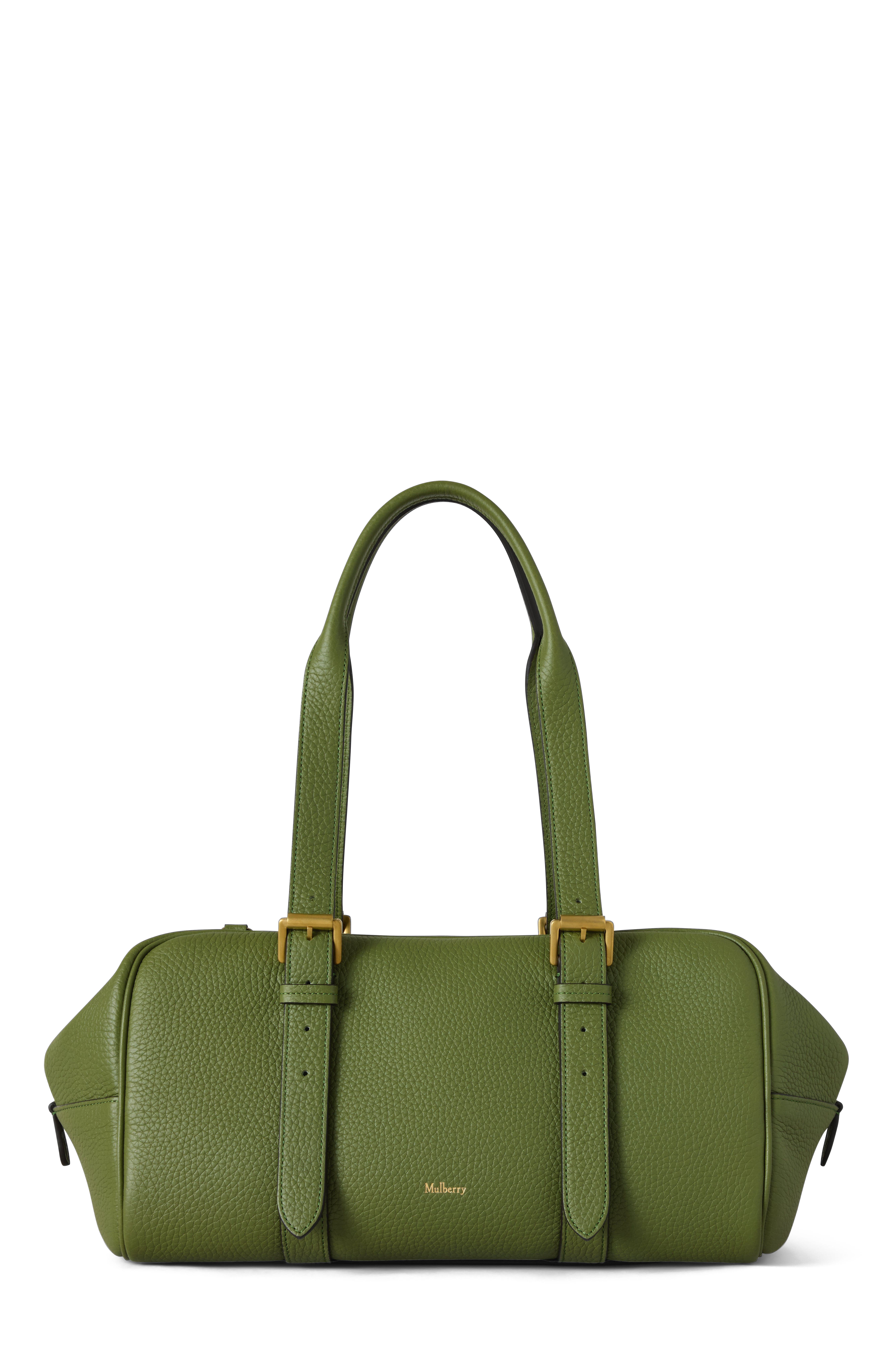 Mulberry Boston Shoulder Bag, Alternate, color, Fern