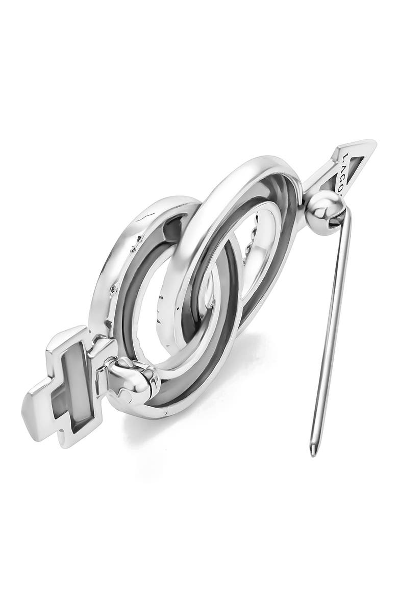 Men's Sterling Silver Gender Pin, Alternate, color, SILVER