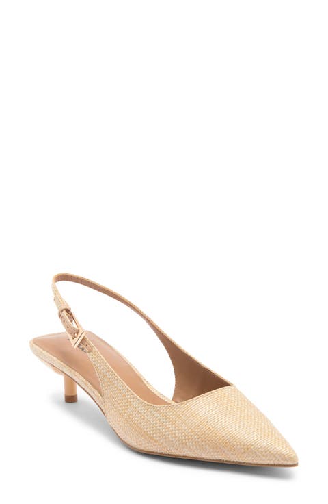 Lidia Slingback Kitten Heel Pump (Women)