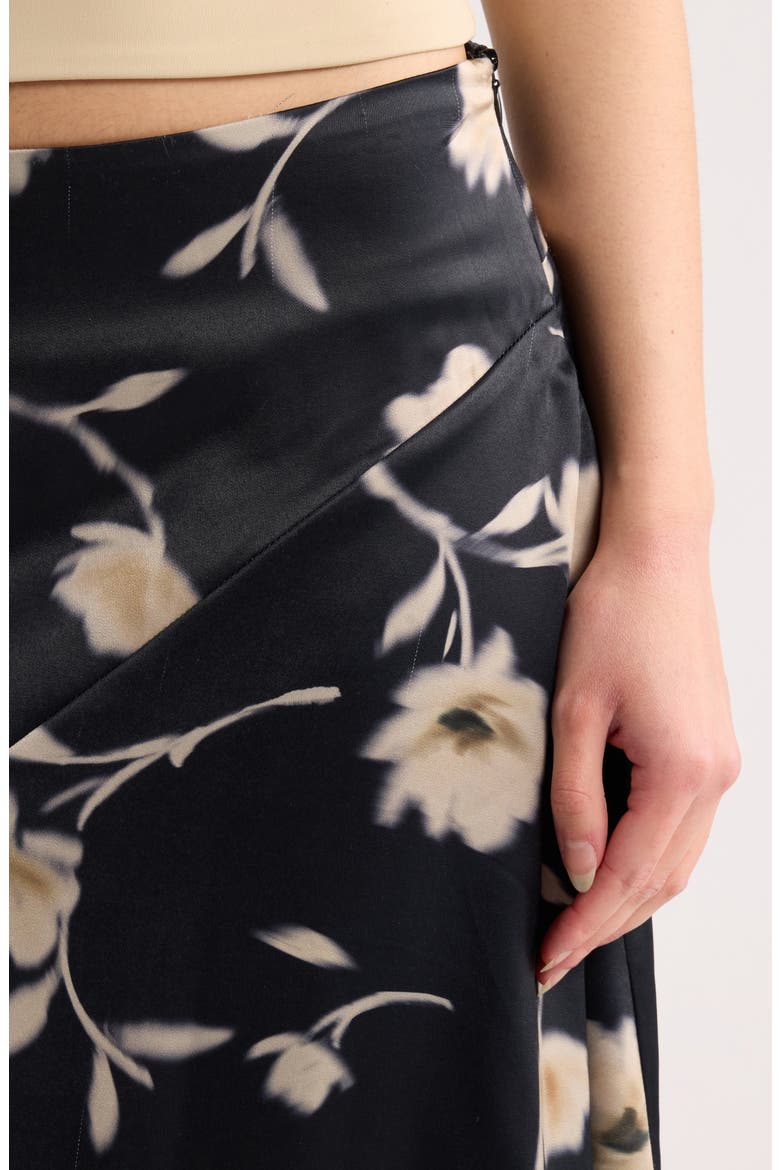 Lewinae Midi Skirt, Alternate, color, BLACK