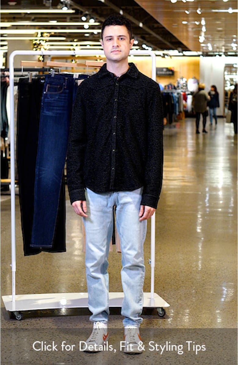 Haven Textured Leopard Spot Snap-Up Western Shirt, sales video thumbnail