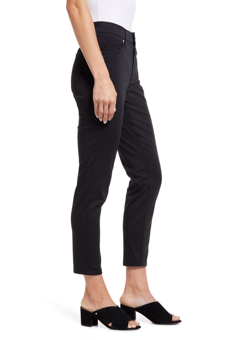 Boracay Beach High Waist Ankle Jeans, Alternate, color, BLACK