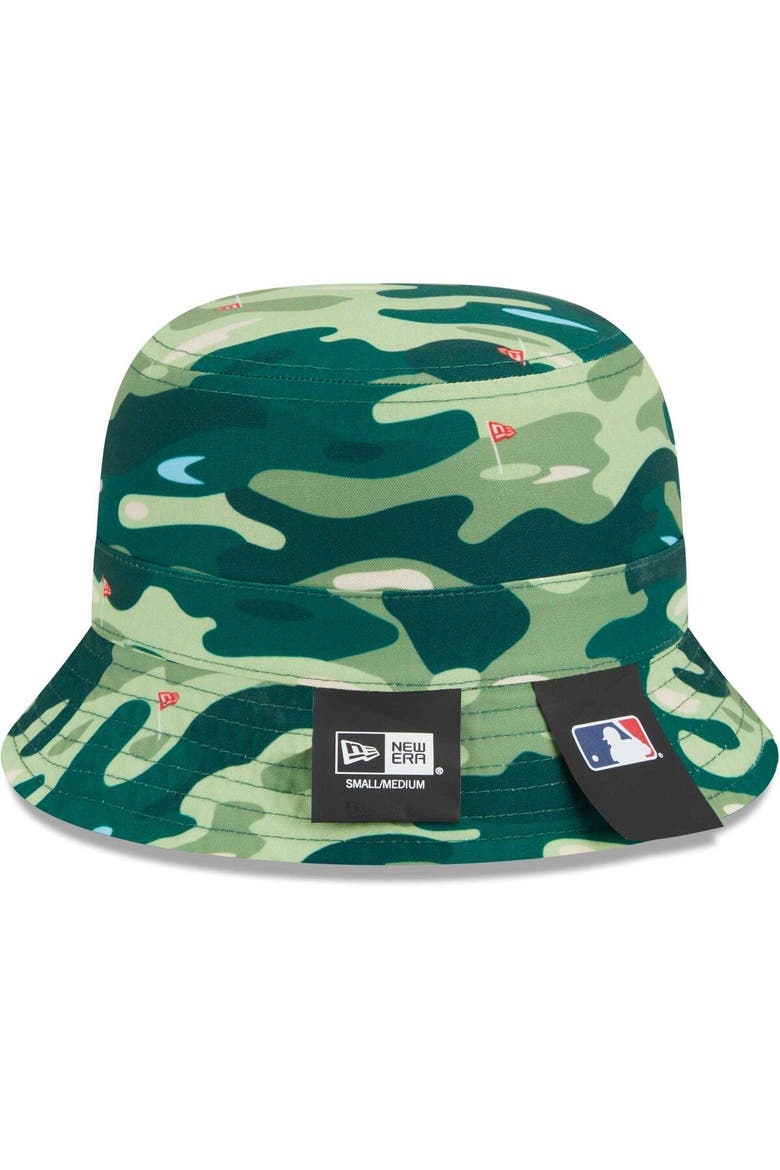 Men's New Era Navy/Camo Dallas Cowboys Reversible Bucket Hat, Alternate, color, Navy