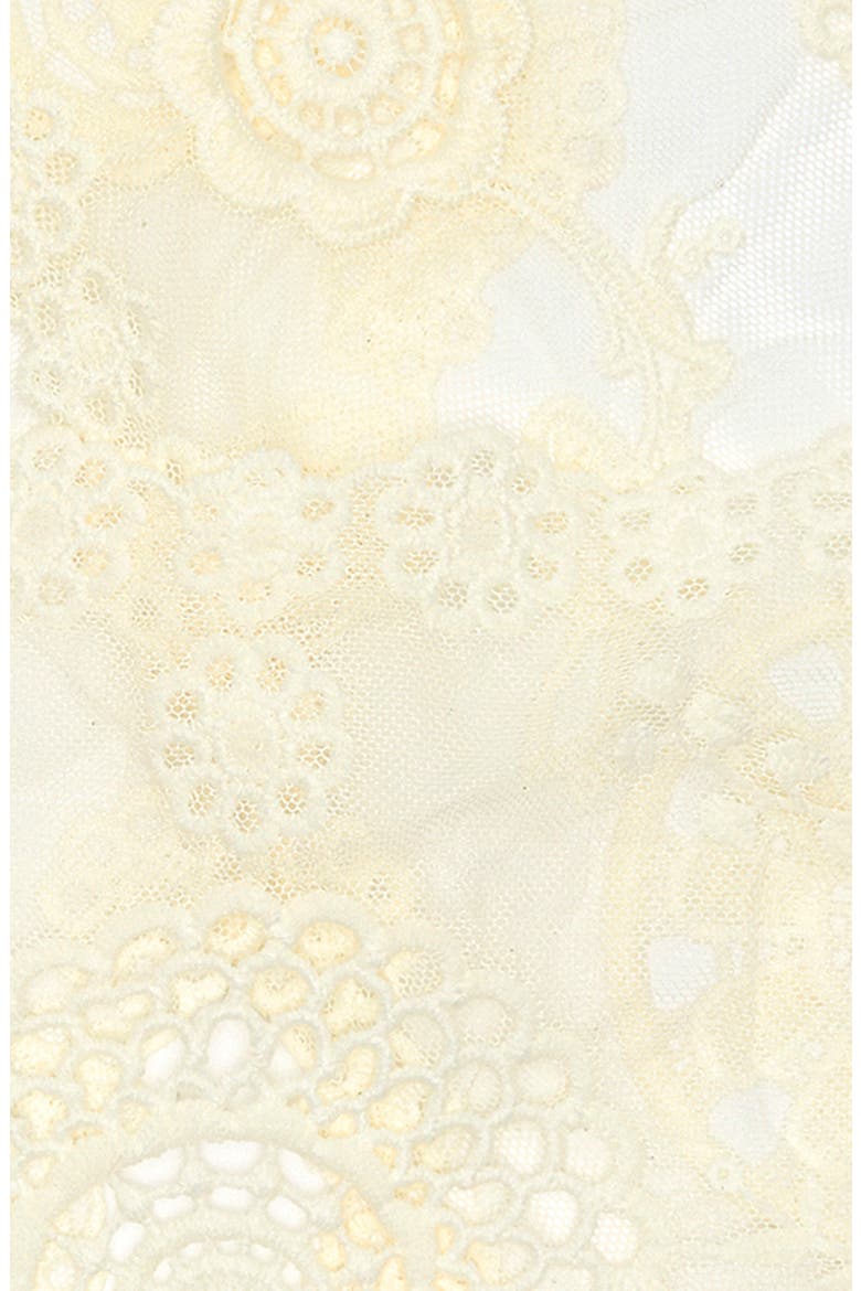 Lace Hair Scarf, Alternate, color, IVORY