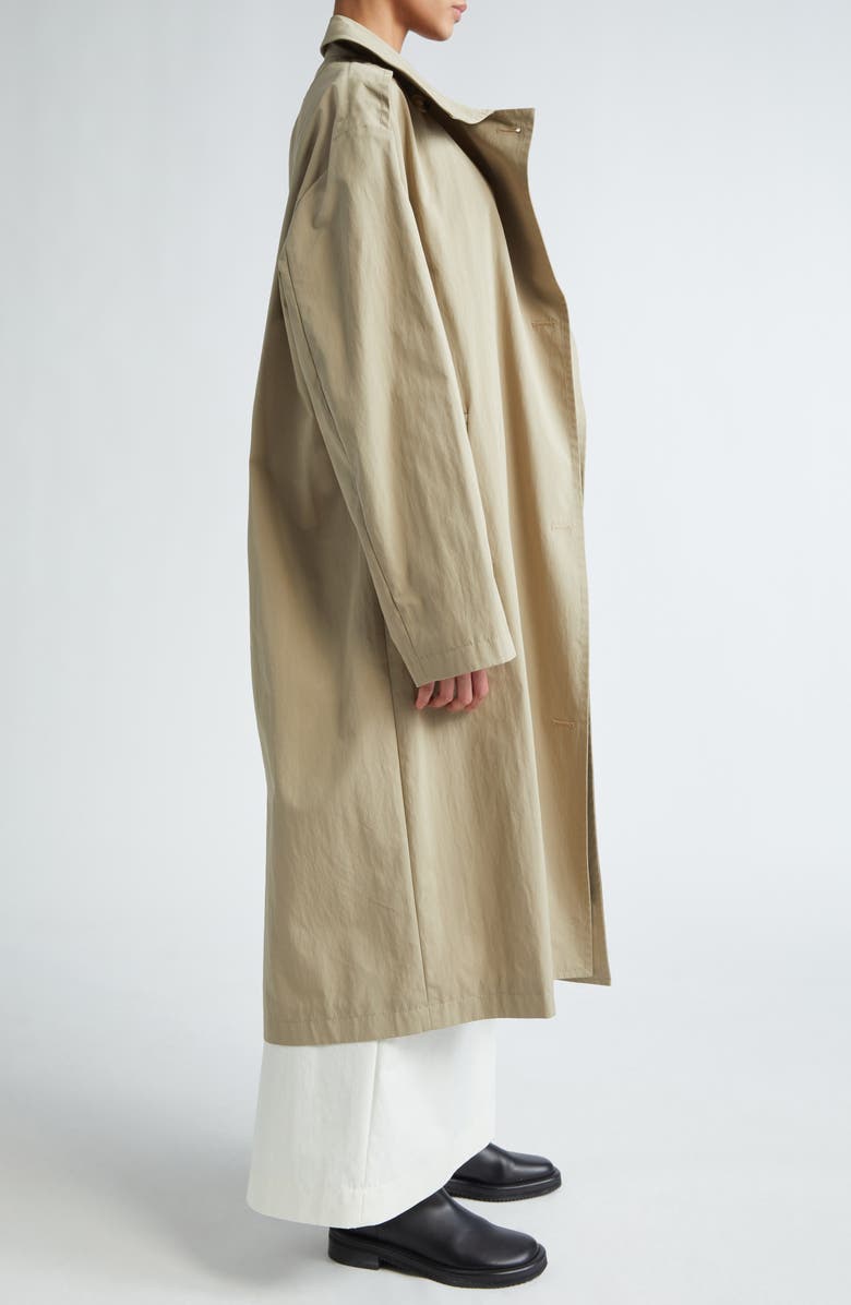 Commission Oversize Cotton & Nylon Trench Coat, Alternate, color,