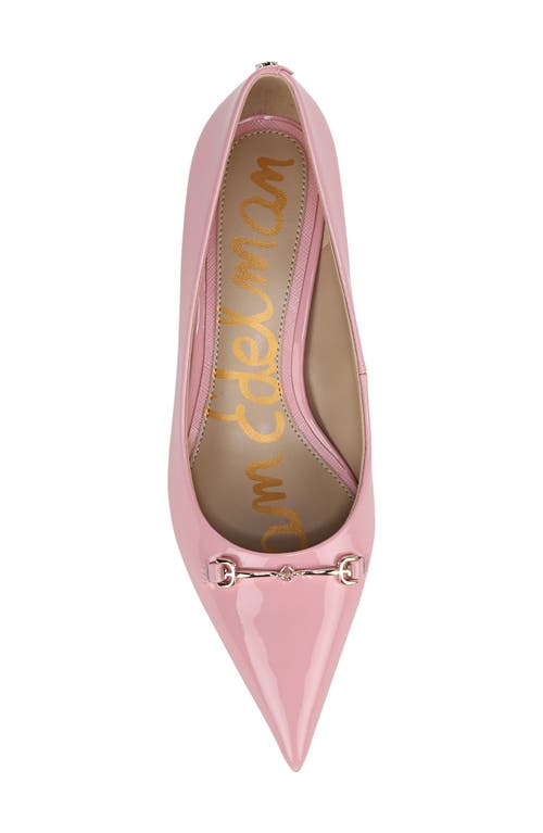 Sam Edelman Kaya Pointed Toe Kitten Heel Lolita Pink Leather