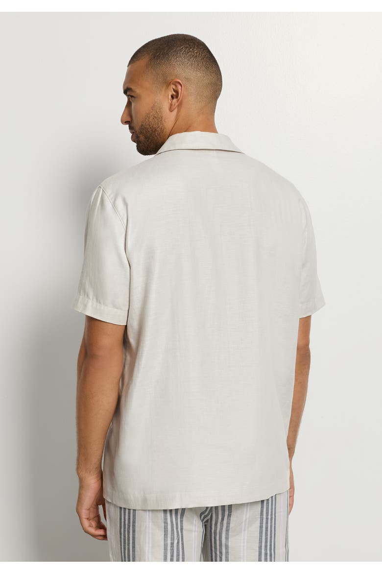 UC Linen and Cotton Woven Shirt, Alternate, color, Sandy