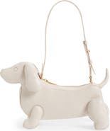 Thom Browne Hector Leather Baguette Shoulder Bag