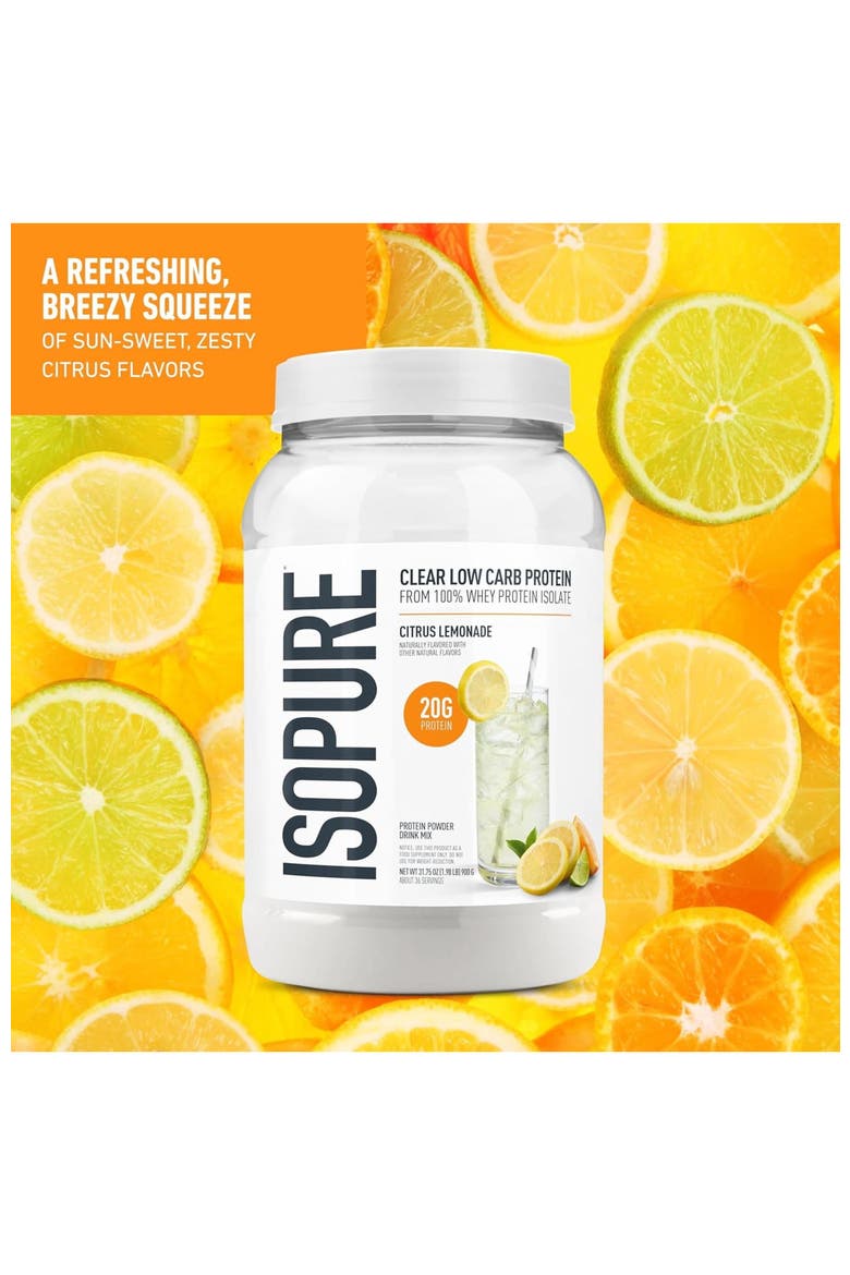 Infusions 100% Whey Protein Isolate Citrus Lemonade Powder, Alternate, color, None