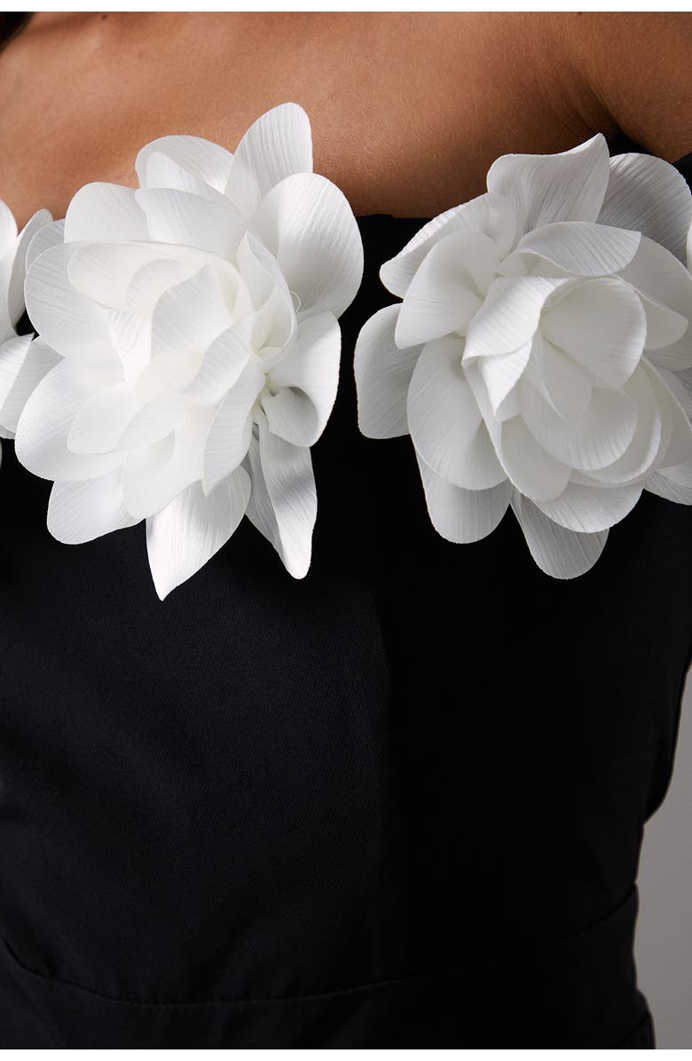 Coast Bardot Wide Leg Jumpsuit, Alternate, color, Mono