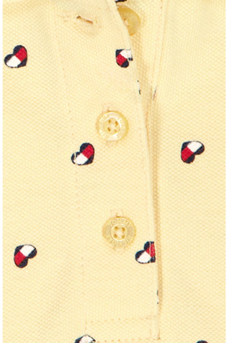 Tommy Heart Polo Dress & Bloomers, Alternate, color, GOLD