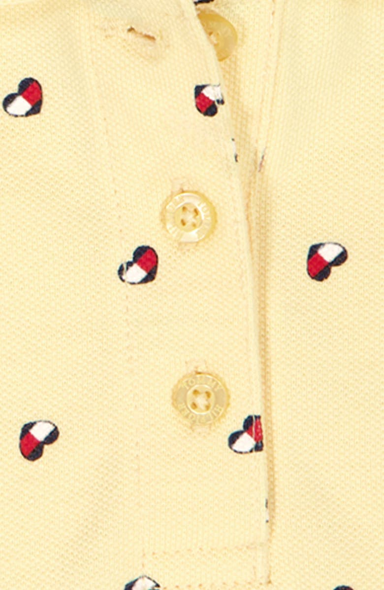 Tommy Hilfiger Tommy Heart Polo Dress & Bloomers, Alternate, color, Gold