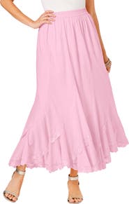 Roaman's Plus Size French Skirt