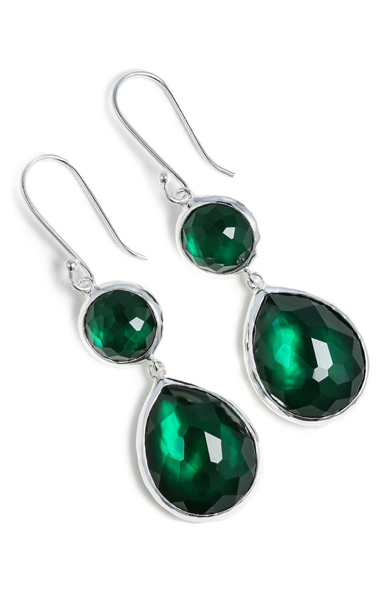 Ippolita 'Wonderland - Rainbow' Drop Earrings, Main, color, Rock Crystal And Mos
