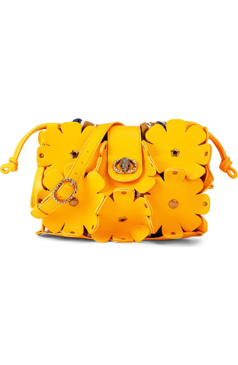 Kurt Geiger London Chelsea Flowers Bag, Main, color, Mustard