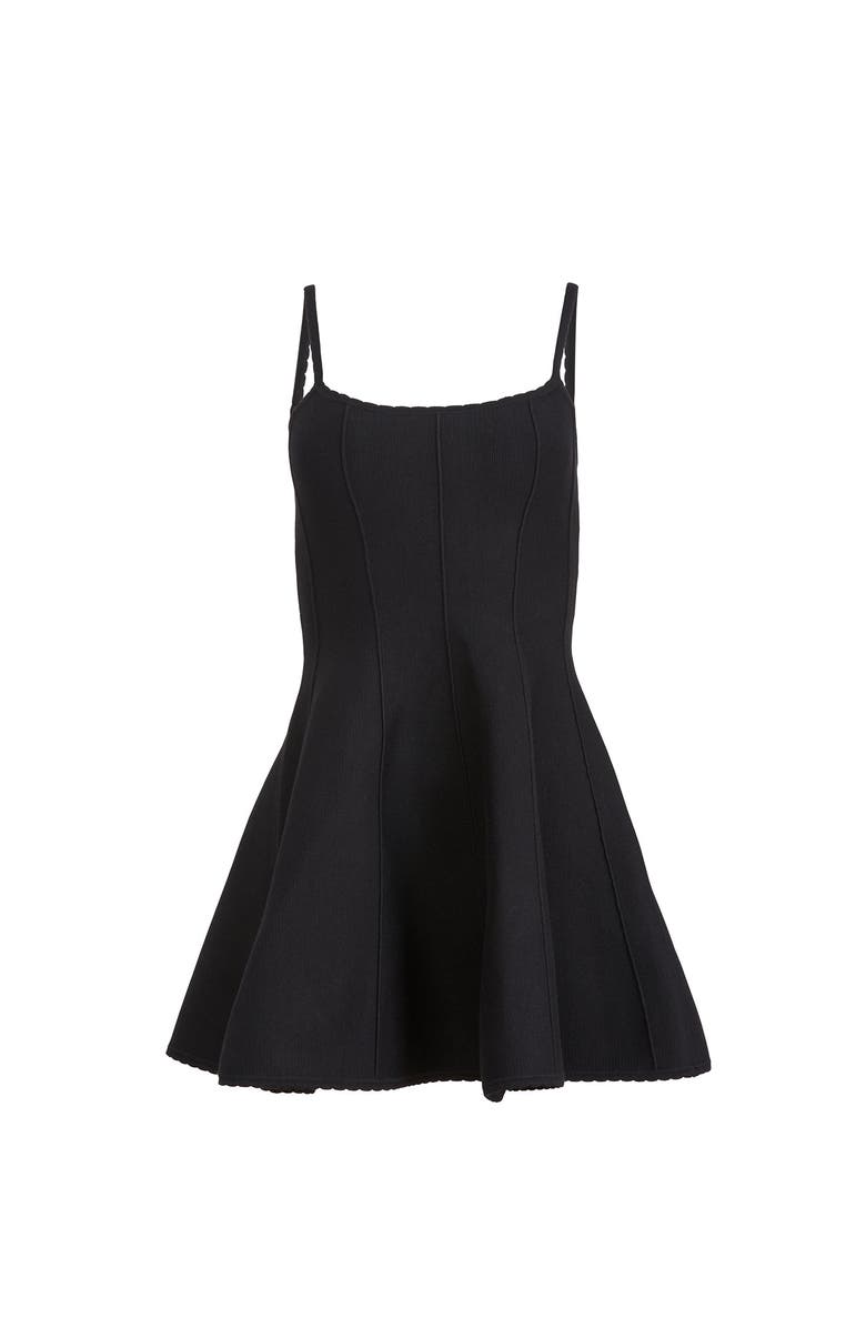 Fleur Du Mal Knit Corset Dress, Main, color, Black