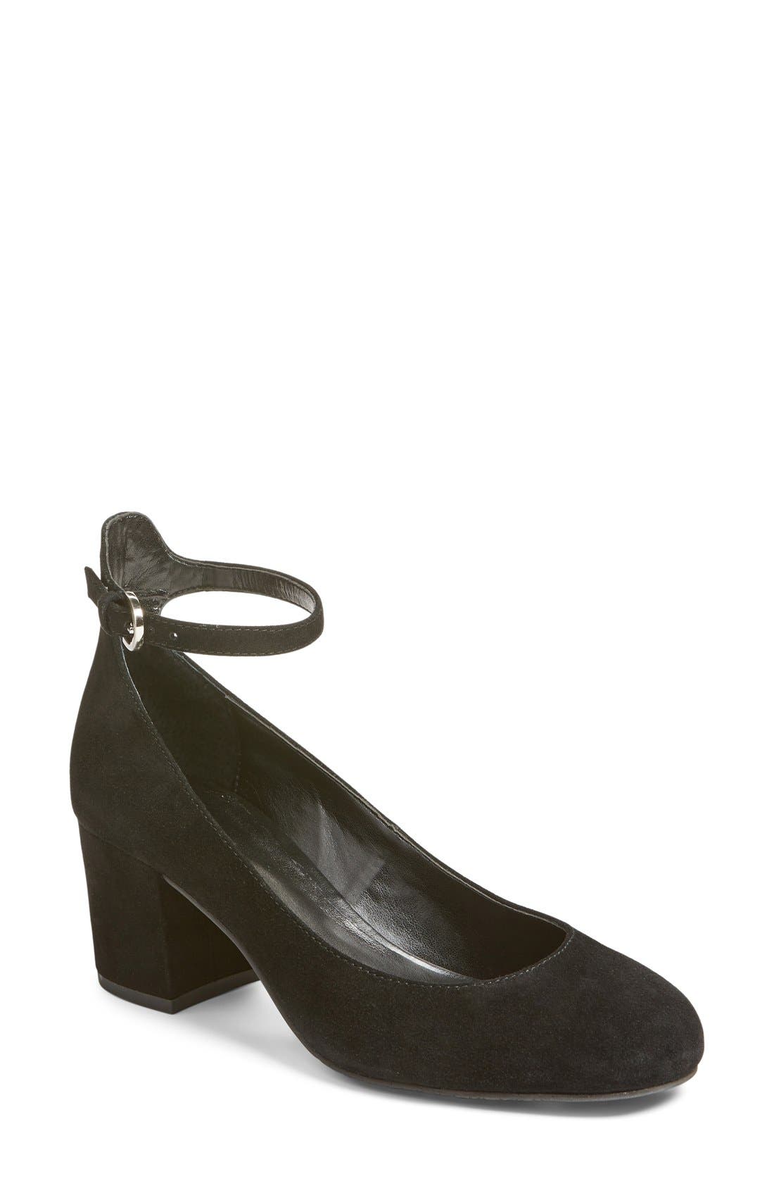 BP. Ankle Strap Block Heel Pump, Main, color, 