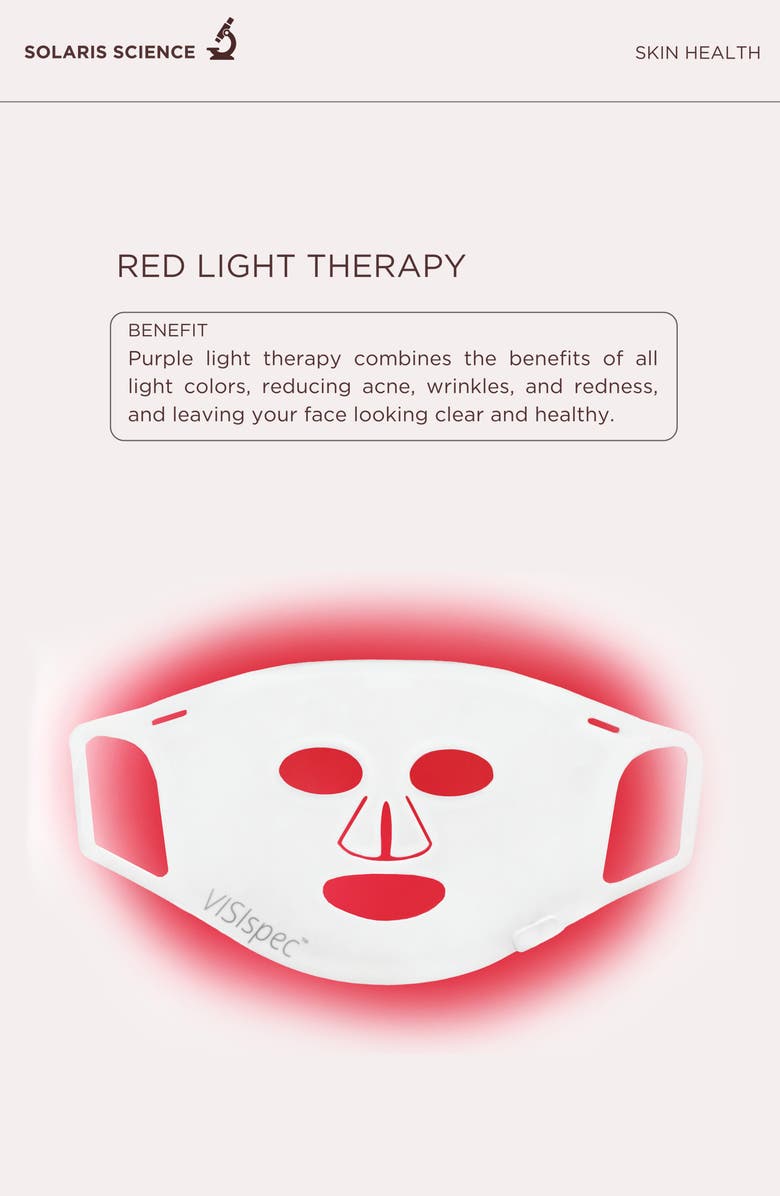 SOLARIS LABORATORIES NY VisiSpec LED Face Mask, Alternate, color, 