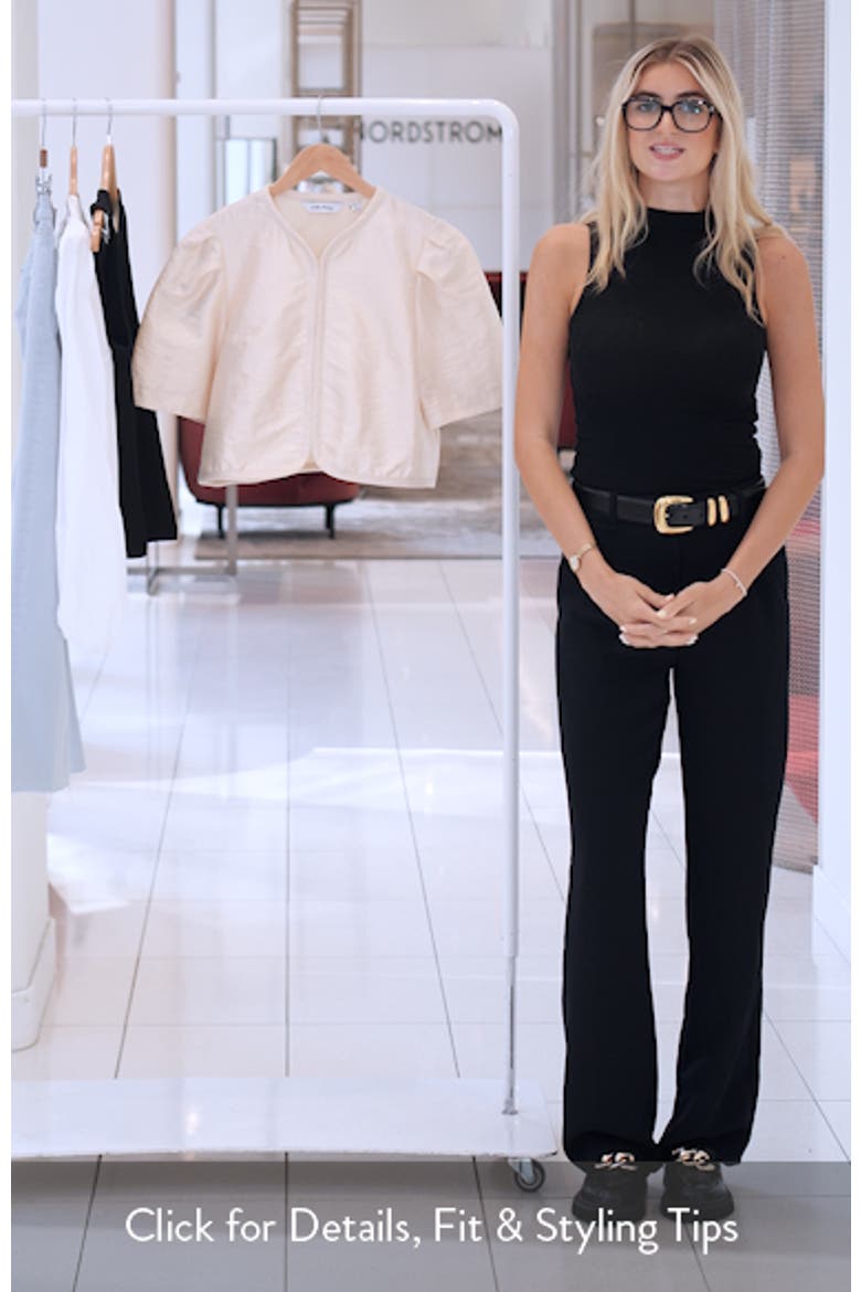 Chada Speed Puff Sleeve Crop Top video