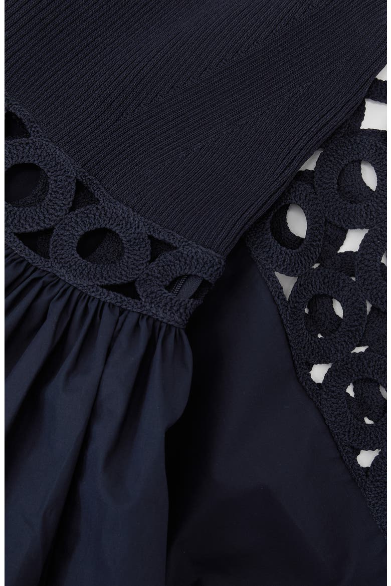 Rita Cutout Sleeveless Midi Dress, Alternate, color, NAVY