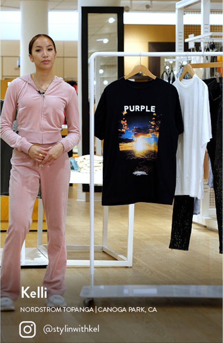 Sunset Cotton Graphic T-Shirt, sales video thumbnail