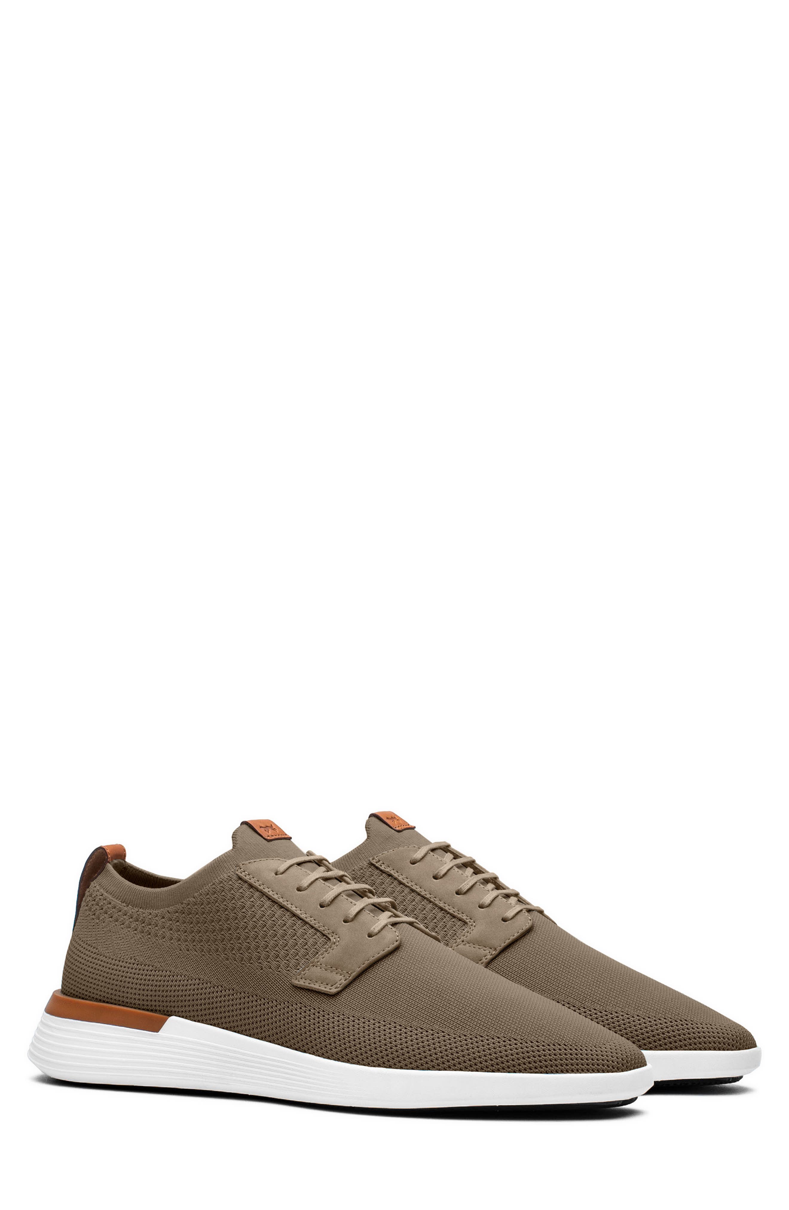 Swiftknit™ Plain Toe Derby, Main, color, DESERT / WHITE