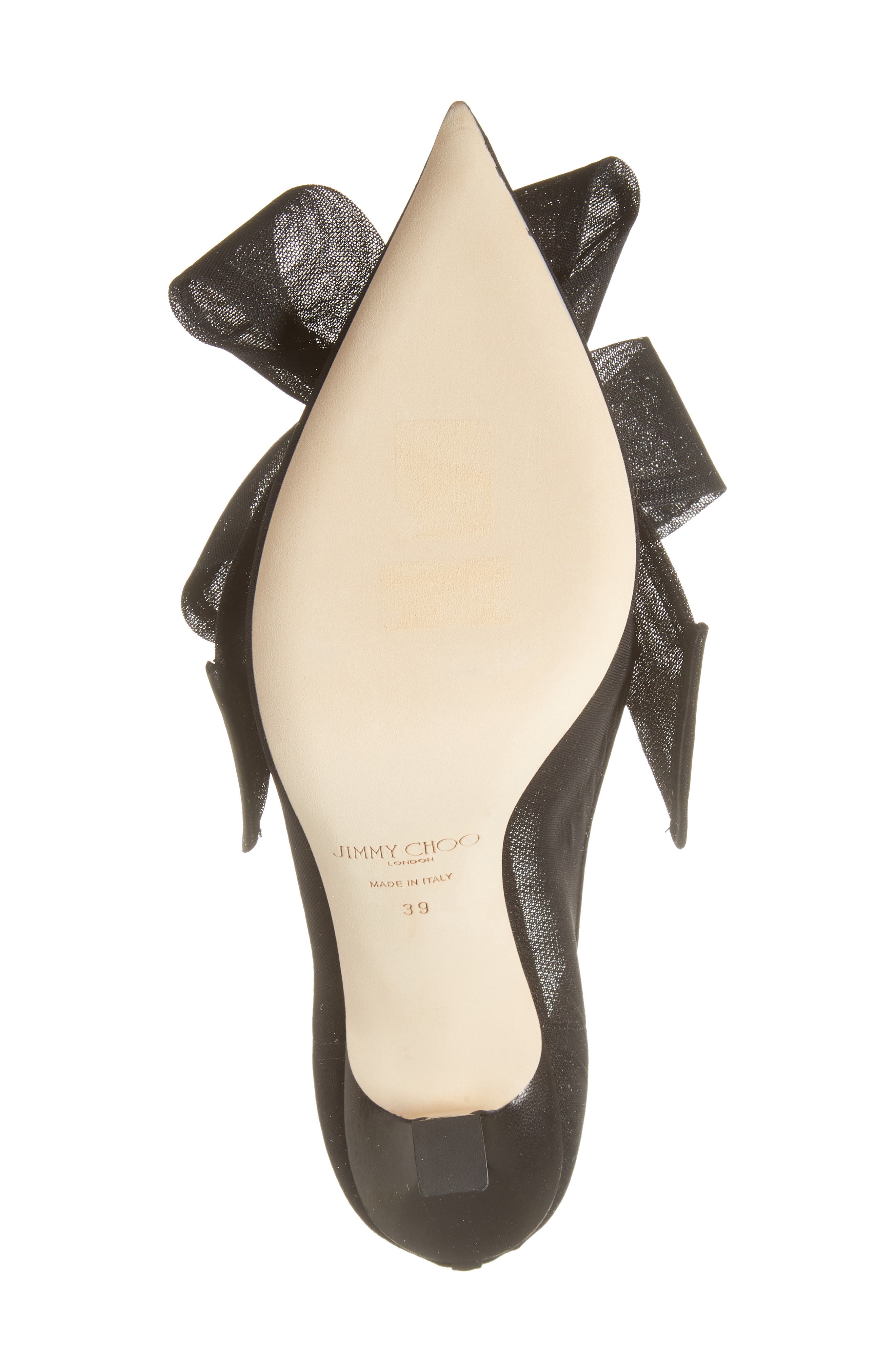 Jimmy Choo Staz Bow Mesh Pump, Alternate, color, 