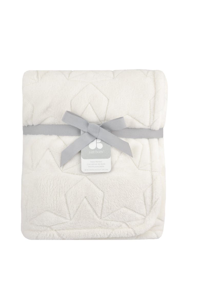 Just Born Star Plush Blanket, Alternate, color, Star