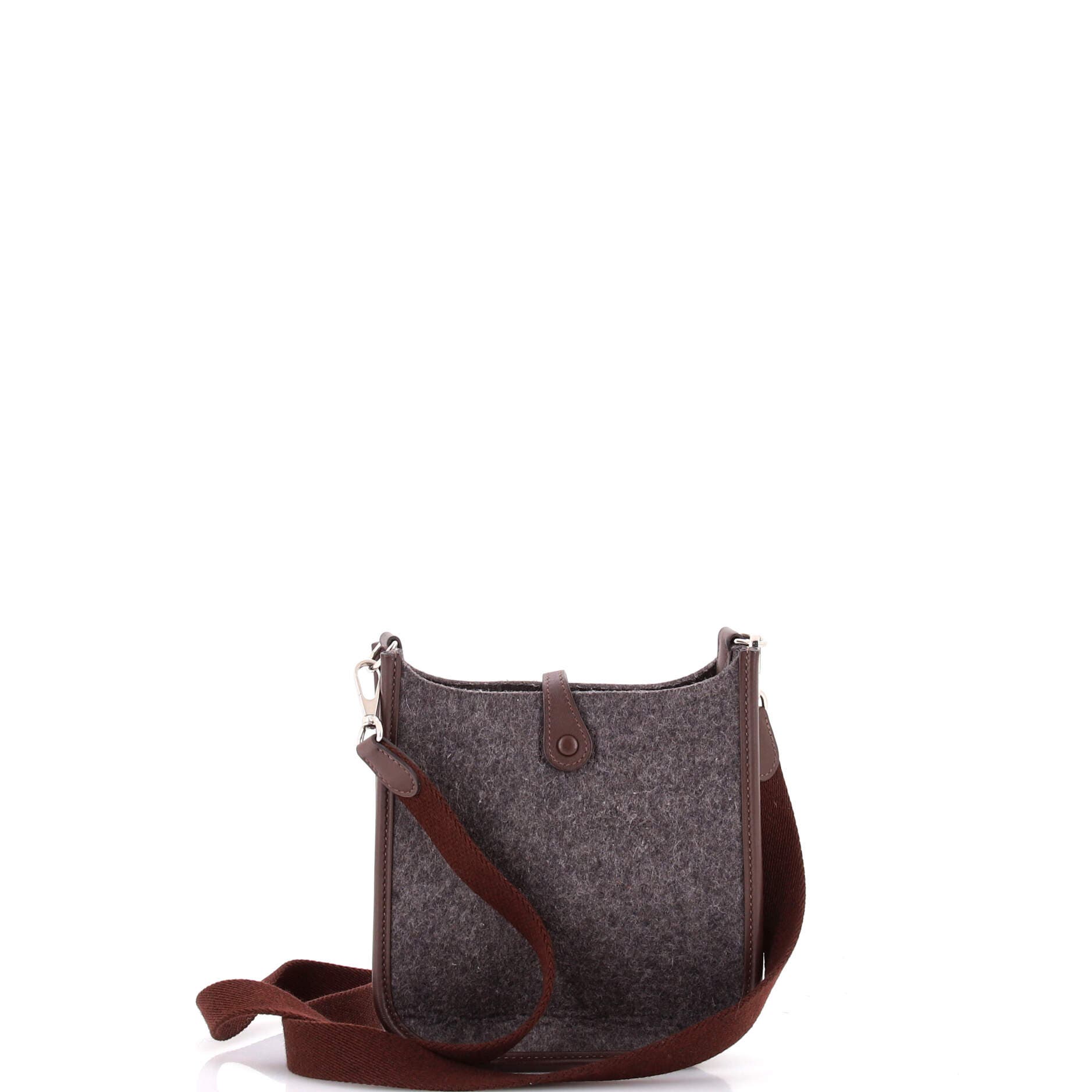 Pre-Owned Hermes Evelyne Bag Gen III Felt TPM, Alternate, color, Gris Moyen