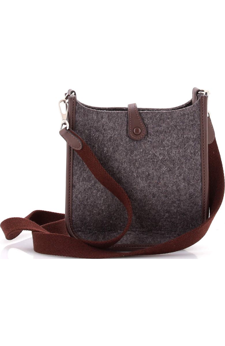 Pre-Owned Hermes Evelyne Bag Gen III Felt TPM, Alternate, color, Gris Moyen