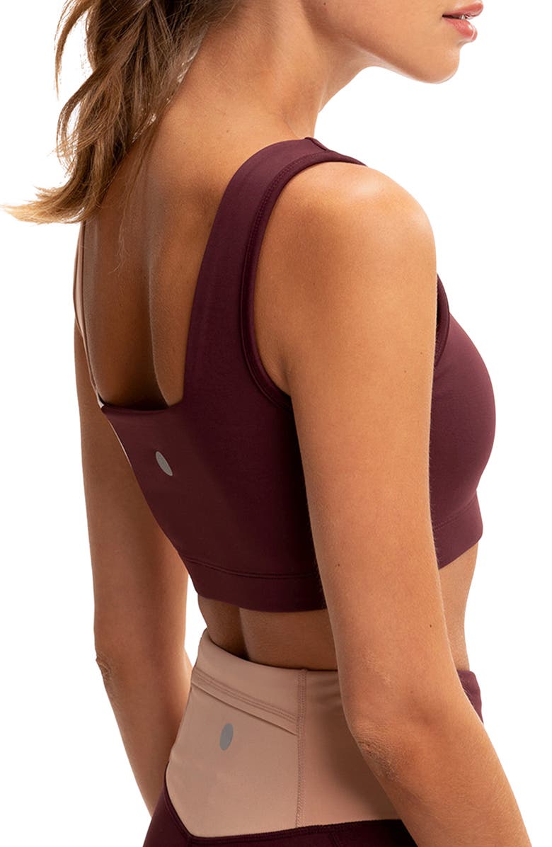 Threads 4 Thought Joanne Colorblock Sports Bra, Alternate, color,